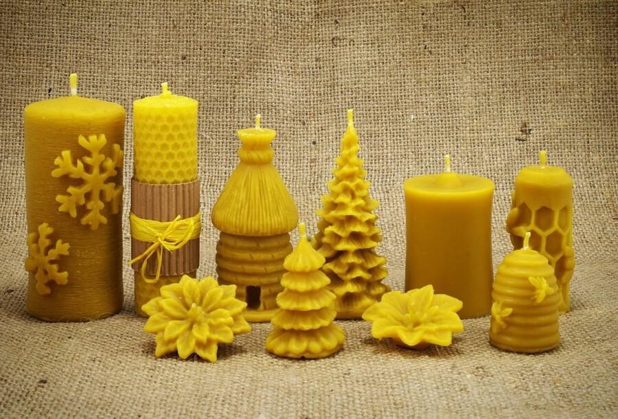 Svíčky ze včelího vosku